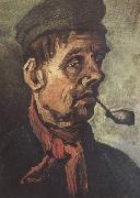 Head of a Peasant with a Pipe (nn040 Vincent Van Gogh